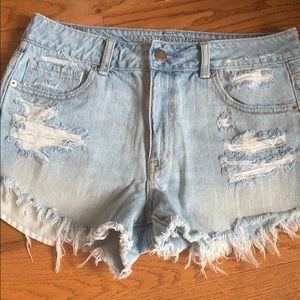 American Eagle distressed shorts
